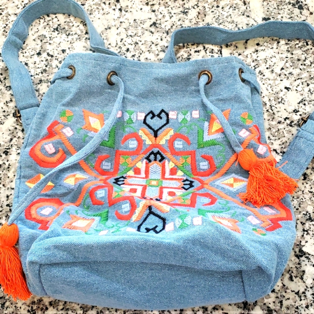 Fashion Nova Festival Season Embroidered  Bag 🎒